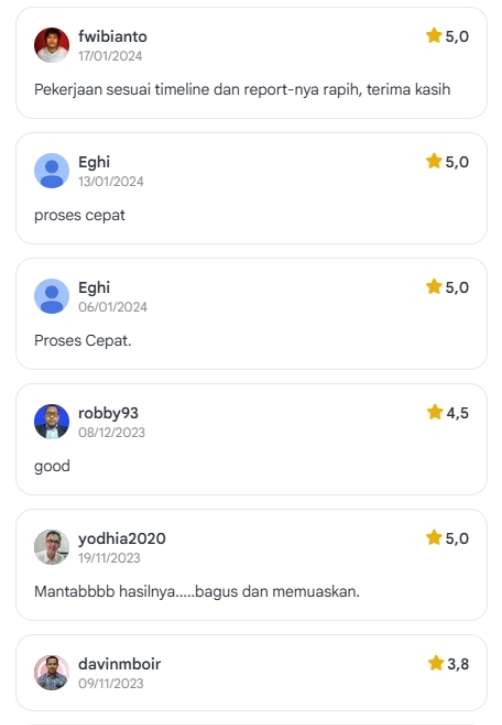 Testimoni klien backlink EDU